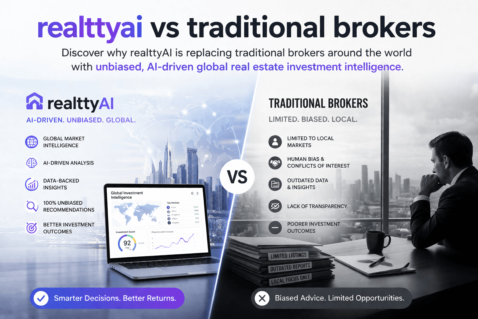 realttyAI vs Traditional Brokers