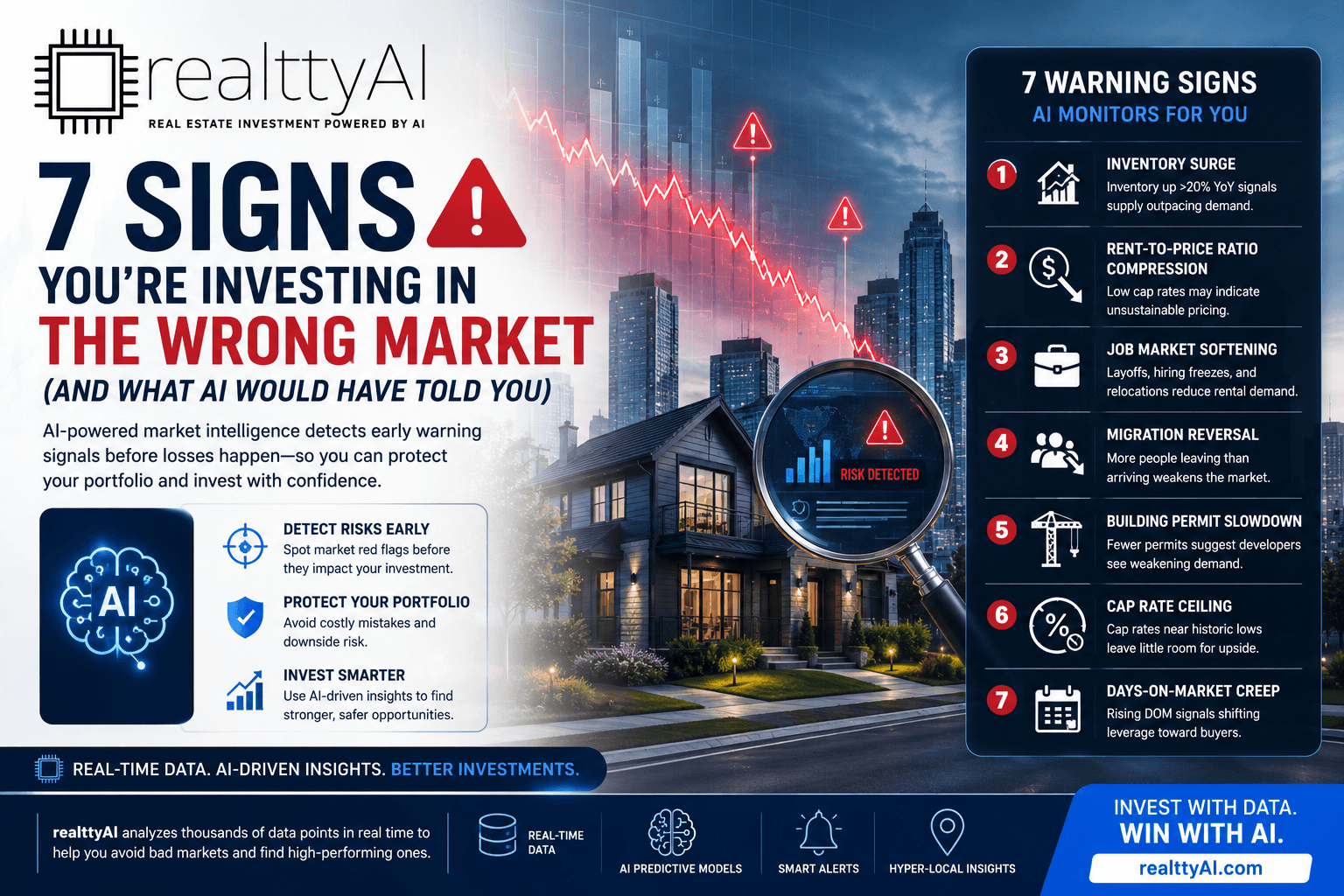 7 Signs You’re Investing in the Wrong Real Estate Market (And What AI Would Have Told You)