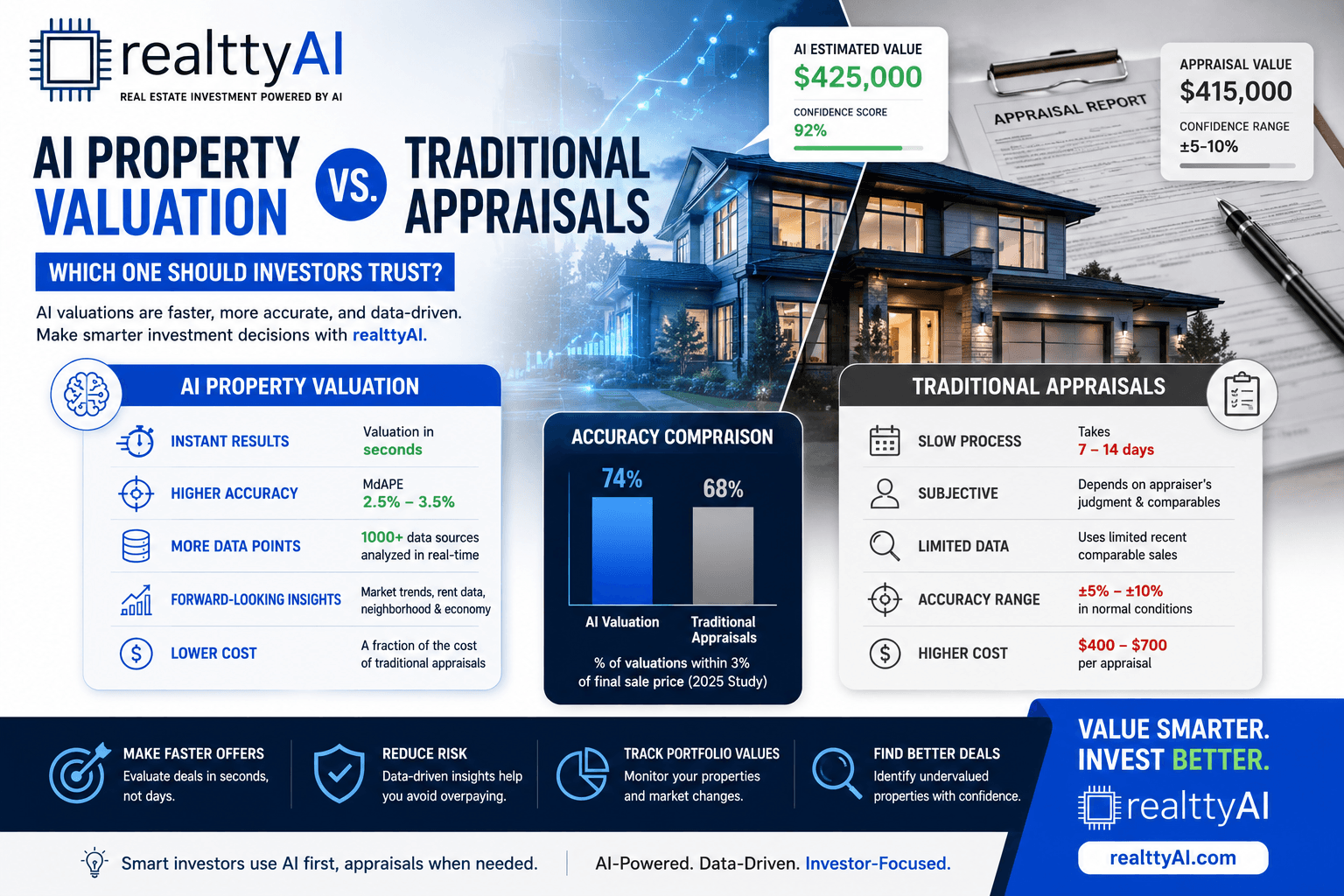AI Property Valuation vs. Traditional Appraisals: Which One Should Investors Trust?