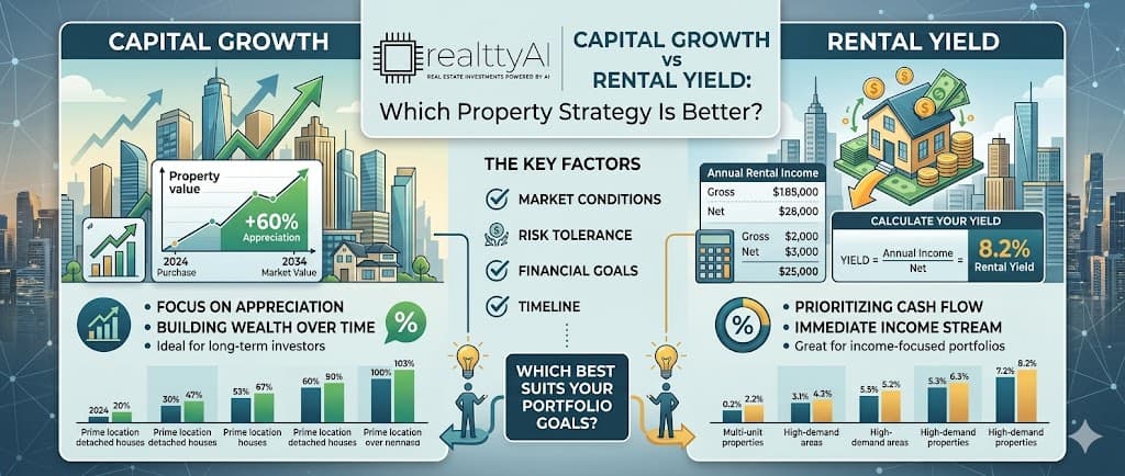 Capital Growth vs Rental Yield: Which Property Strategy Is Better?