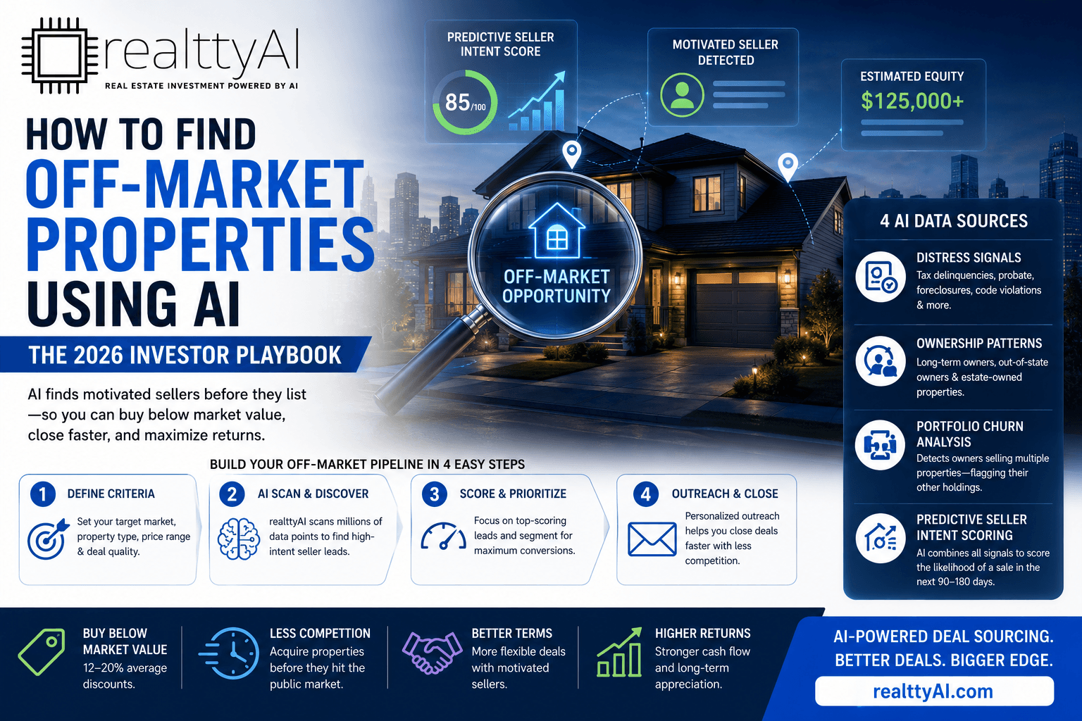 How to Find Off-Market Properties Using AI: The 2026 Investor Playbook