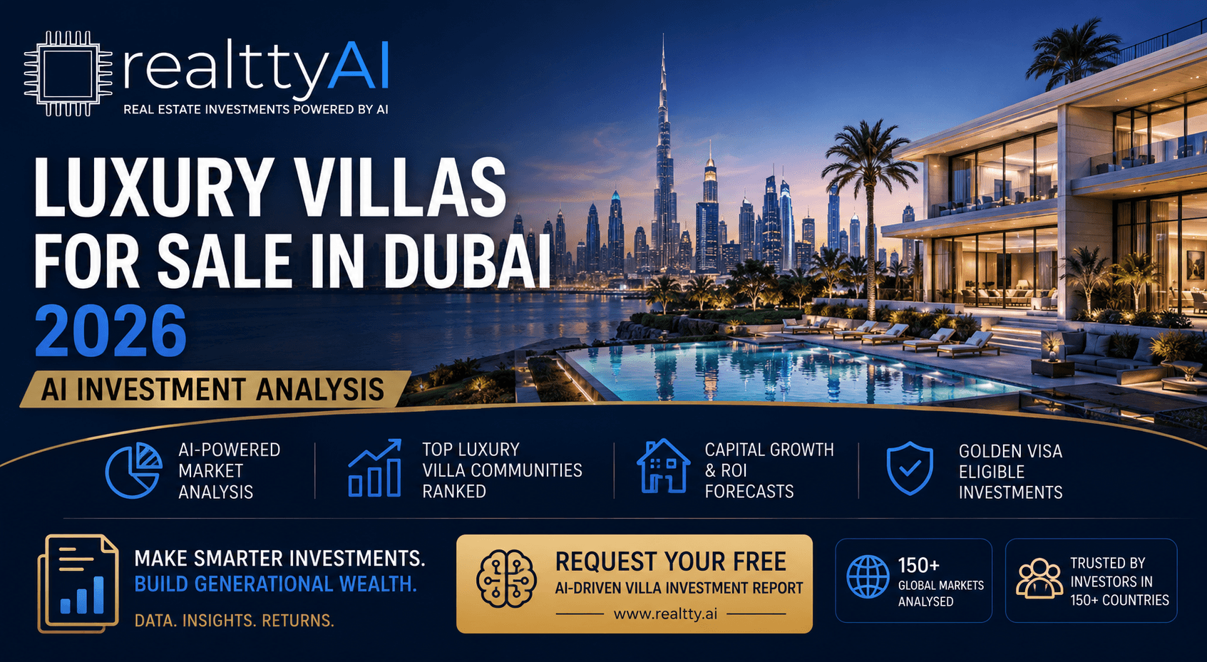 Luxury Villas for Sale in Dubai 2026: AI Investment Analysis | realttyAI