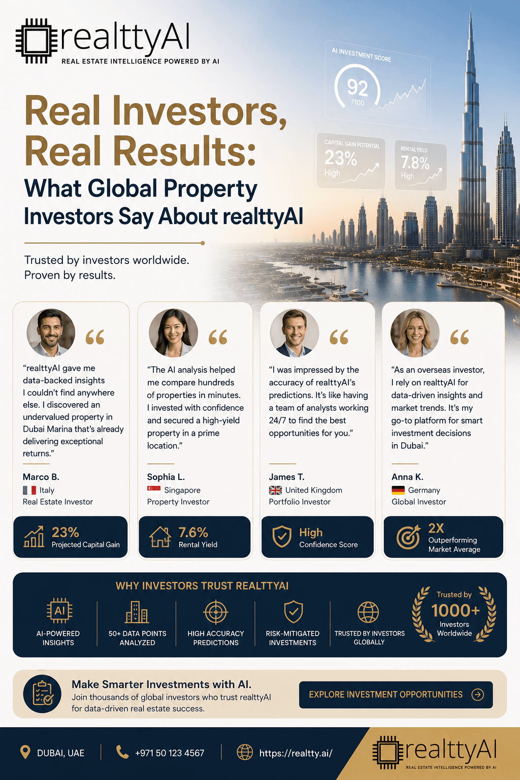 Real Investors, Real Results: What Global Property Investors Say About realttyAI