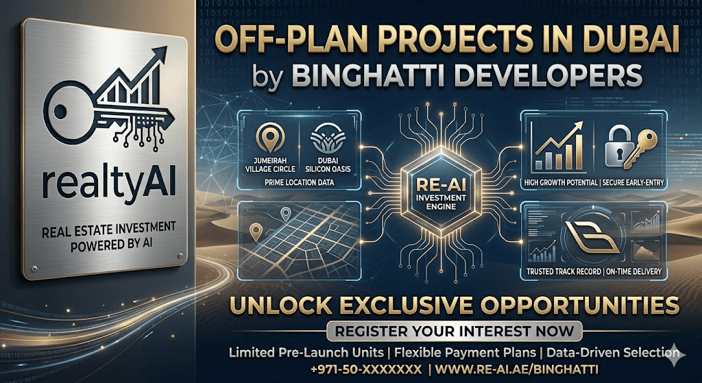 Off Plan Projects in Dubai by Binghatti Developers