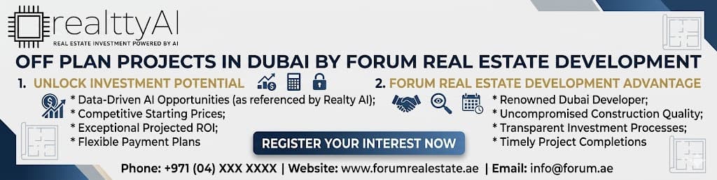 Off Plan Projects in Dubai by Forum Real Estate Development