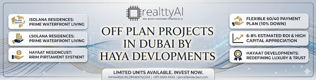 Off Plan Projects in Dubai by Hayaat Developments
