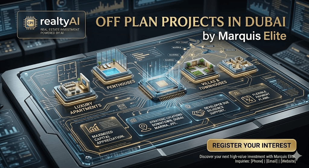 Off Plan Projects in Dubai by Marquis Elite