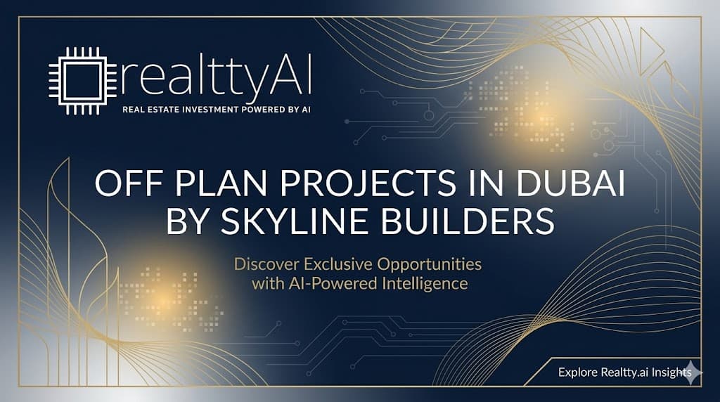 Off Plan Projects in Dubai by Skyline Builders