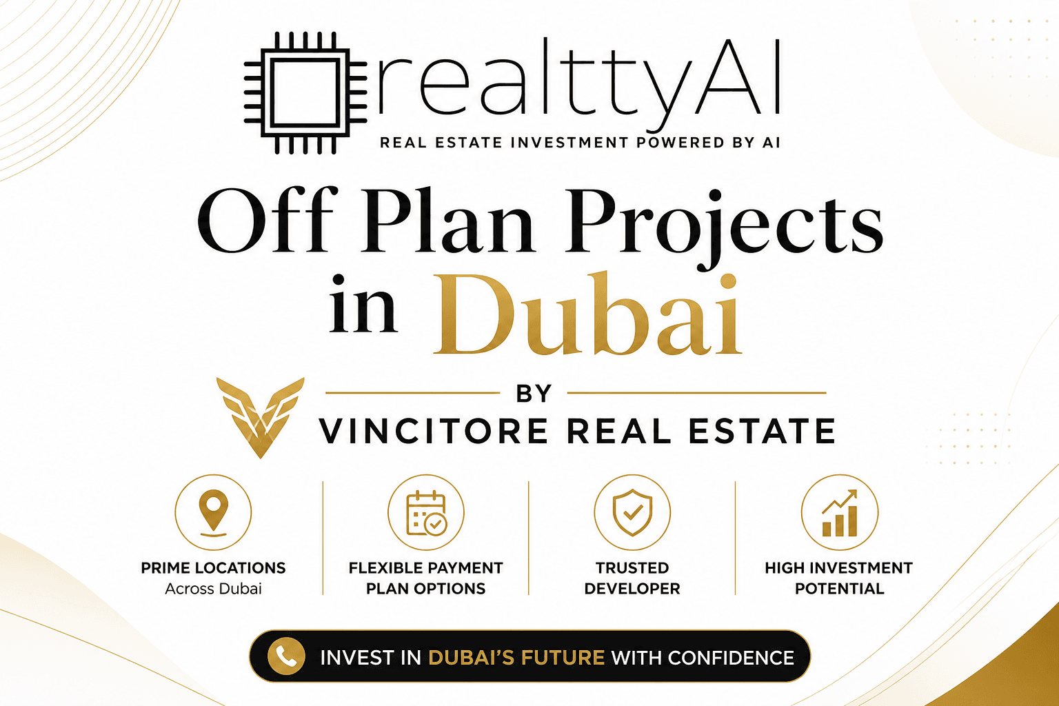 Off Plan Projects in Dubai by Vincitore Real Estate