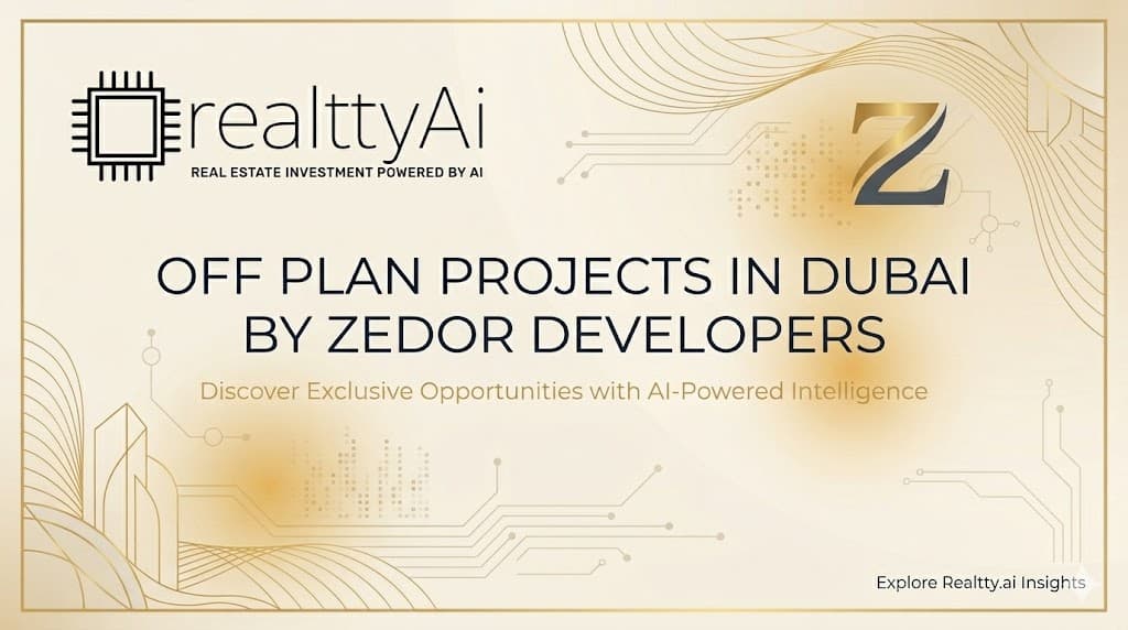 Off Plan Projects in Dubai by Zedor Developers